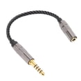 thumbnail image 2 of Cable para auriculares, cable adaptador para auriculares Cable adaptador de extensión para auriculares dorado MM Equilibrado Maleto MM Cable adaptador hembra estéreo Funcionalidad inteligente, 2 of 8