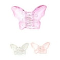 Wonder Nation Girls Butterfly Claw Clips, Assorted Color, 3Pack