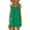Green, variant on HOMBOM Sun Dress for Women Sleeveless Navy Vacation Dresses for Women Round Neckline Solid Womens Strapless Sundresses 2XL