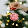 thumbnail image 6 of Iumwxz Foam Christmas Ball Ornaments with Delicate Openwork Patterns 7cm Pink Holiday Tree Decorations for Indoor Christmas Trees Doors Windows Walls, 6 of 6