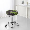 thumbnail image 7 of Fotbe Dinosaur Skeleton Stool Covers Round,Waterproof Round Bar Stool Covers Bar Chair Covers Washable Stool Cushion Slipcover for 12-14 Inch Chair-12 inch, 7 of 7