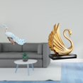 thumbnail image 2 of Escultura De Cisne Pavo Real, Figura Decorativa Para Jardín, Artesanía, Estatua De Colección, Pieza De Arte Moderno De Mesa, Animal Para Decoración Del Hogar, Gabinete De Patio., 2 of 8