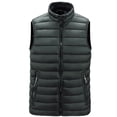 thumbnail image 3 of Aufmer Winter Mens Hooded Puffer Vest Lightweight Big and Tall Classic Zipper Outwear Jacket Cotton Waistcoat Warm Vest, 3 of 4