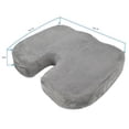 thumbnail image 4 of Memory Foam Cooling Gel Seat Cushion Enhanced Orthopedic Contour Coccy Cushion, 4 of 4