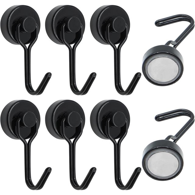 Juego de 6 ganchos magnéticos QUANZHOUTIANDI para nevera potente imán de neodimio 20 mm 15 kg