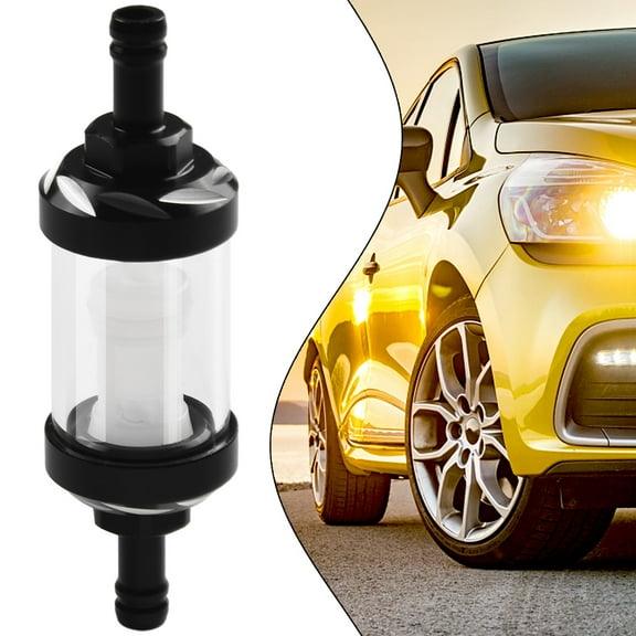 8mm 5/16" Universal Washable Fuel Filter Motorcycle Inline Petrol Diesel Filter Excellent Filtering Performance For Petrol