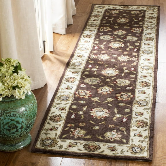 SAFAVIEH Total Performance TLP416D Brown / Ivory Rug