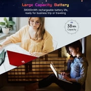 15.6 inch Laptop,2025 Student-Laptop with Backlit Keyboard Fingerprint Intel Quad Core N100 (Up to 3.4GHz)Business-Laptop Computer,Red