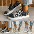 thumbnail image 5 of Oyedens Slip on Loafers Boat Shoes for Women Leopard Casual Low Top Canvas Shoes Fashion Sneakers, 5 of 5