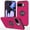 Hotpink, variant on For Google Pixel 9A CHIEF Oil Painted Magnetic Ring Stand Hybrid Case Cover - Dark Purple