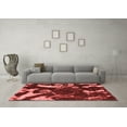 thumbnail image 3 of Ahgly Company Indoor Rectangle Abstract Red Modern Area Rugs, 5' x 8', 3 of 4