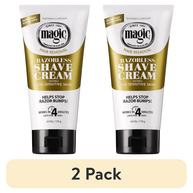 SoftSheen-Carson Magic Razorless Shave Cream, Sensitive Skin Twin Pack photo 1