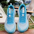 thumbnail image 5 of Summer Mesh Breathable Men's Shoes, Platform Wide-forefoot Sports Shoes, Spring and Autumn Men's Casual Running Shoes, Lightweight Non-slip Outdoor Hiking Shoes, Comfortable Walking Commuter Shoes, 5 of 9