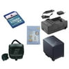 Canon VIXIA HFS11 Camcorder Accessory Kit includes: SDBP819 Battery, SDM-1503 Charger, SDC-27 Case, KSD2GB Memory Card, ZELCKSG Care & Cleaning