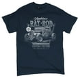 thumbnail image 5 of American Rat Rod T-shirt Hot Rod Custom Culture Route 66 1930s Classic Car Vintage Rusty Cars Garage Men's Tee, 5 of 7
