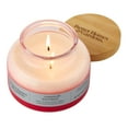 thumbnail image 3 of Better Homes & Gardens Amber & Saffron Scented 2-Wick 18oz Ombre Bell Jar Candle, 3 of 5
