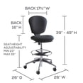 thumbnail image 3 of Pemberly Row Extended Height Drafting Chair in Black, 3 of 5