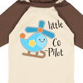 thumbnail image 4 of Inktastic Little Co-Pilot- Cute Helicopter Boys or Girls Long Sleeve Baby Bodysuit, 4 of 5