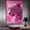 Pink, variant on Mudket Framed Pink Glitter Leopard Canvas Wall Art, Sparkly Glam Animal Print Wall Decor, Ready to Hang for Girls Bedroom - 12"L x 8"W