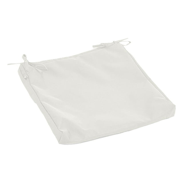 Housse de Coussin Carrée pour l'Extérieur pour Chaises d'Extérieur, Protecteur de Coussin d'Assise en Polyester Durable pour Meubles de Jardin et de Patio, Résistant aux Intempéries – Housse de Coussin de Couleur Unie et à Rayures, 22 Choix de Couleurs