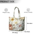 thumbnail image 5 of Bright Watercolor Flower Print Duffel Artistic Floral Weekender Tote, Lightweight, , Large Capacity, 5 of 5