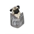 thumbnail image 2 of Women's Cute Dog Pocket Print T-Shirt - Casual Round Neck Short Sleeve, Stretchy Polyester Blend, Machine Washable - Perfect for Summer & Casual Attire, 2 of 6