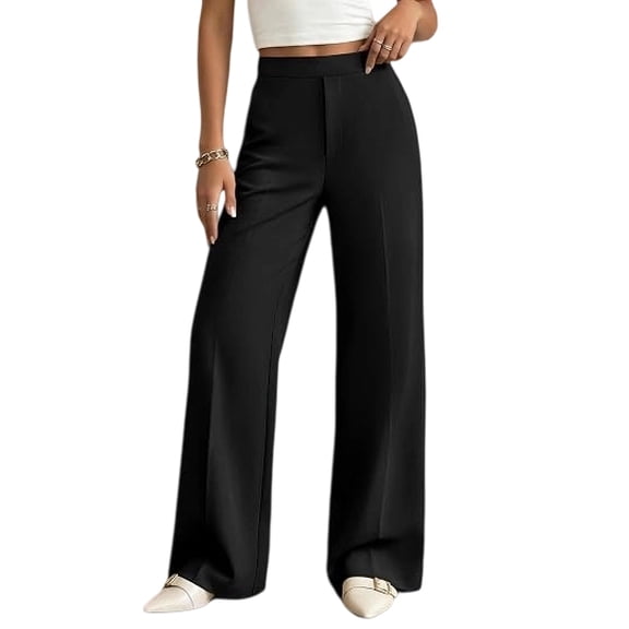 BTFBM Womens Dress Pants Wide Leg Trousers Pockets | High Waisted Long Business Casual Slacks Fall Fashion