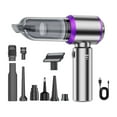 thumbnail image 1 of yuksok Handheld Car Vacuum Cleaner 15000PA High Power Lightweight Small Dust Blower Argent Violet, 1 of 9