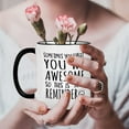 thumbnail image 5 of Futtumy Thank You Gifts, Sometimes You Forget You're Awesome Mugs Gifts, Inspirational Gifts for Men Women, Birthday Gifts, Christmas Gifts, White Black 11 fl oz Coffee Mugs Ceramic Mug Tea Cup, 5 of 8