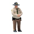 thumbnail image 3 of Figura de policía masculina en miniatura a escala 1/64, de resina resistente y pintada de forma realista para escenas de bricolaje. De pie, 3 of 8