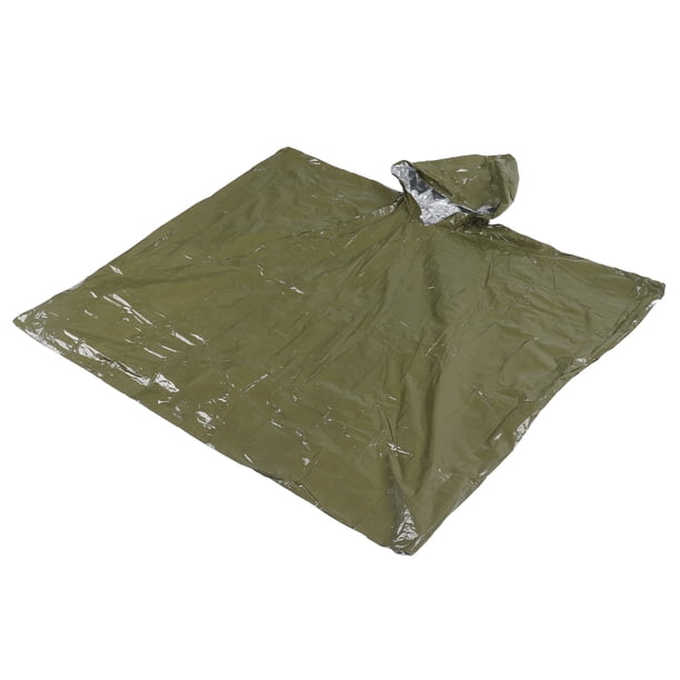 Chubasquero de emergencia, Poncho de emergencia Chubasquero impermeable Poncho de supervivencia de emergencia Poncho de emergencia confiable y duradero