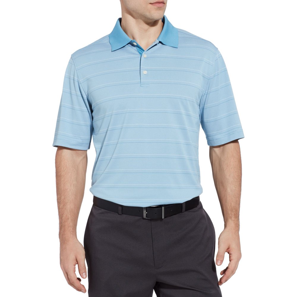 Walter Hagen Men's Essential Fine Line Wide Stripe Golf Polo Walmart