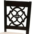 thumbnail image 4 of Bowery Hill 17.9" Modern Oak Wood Dining Chair in Sand/Espresso (Set of 4), 4 of 6