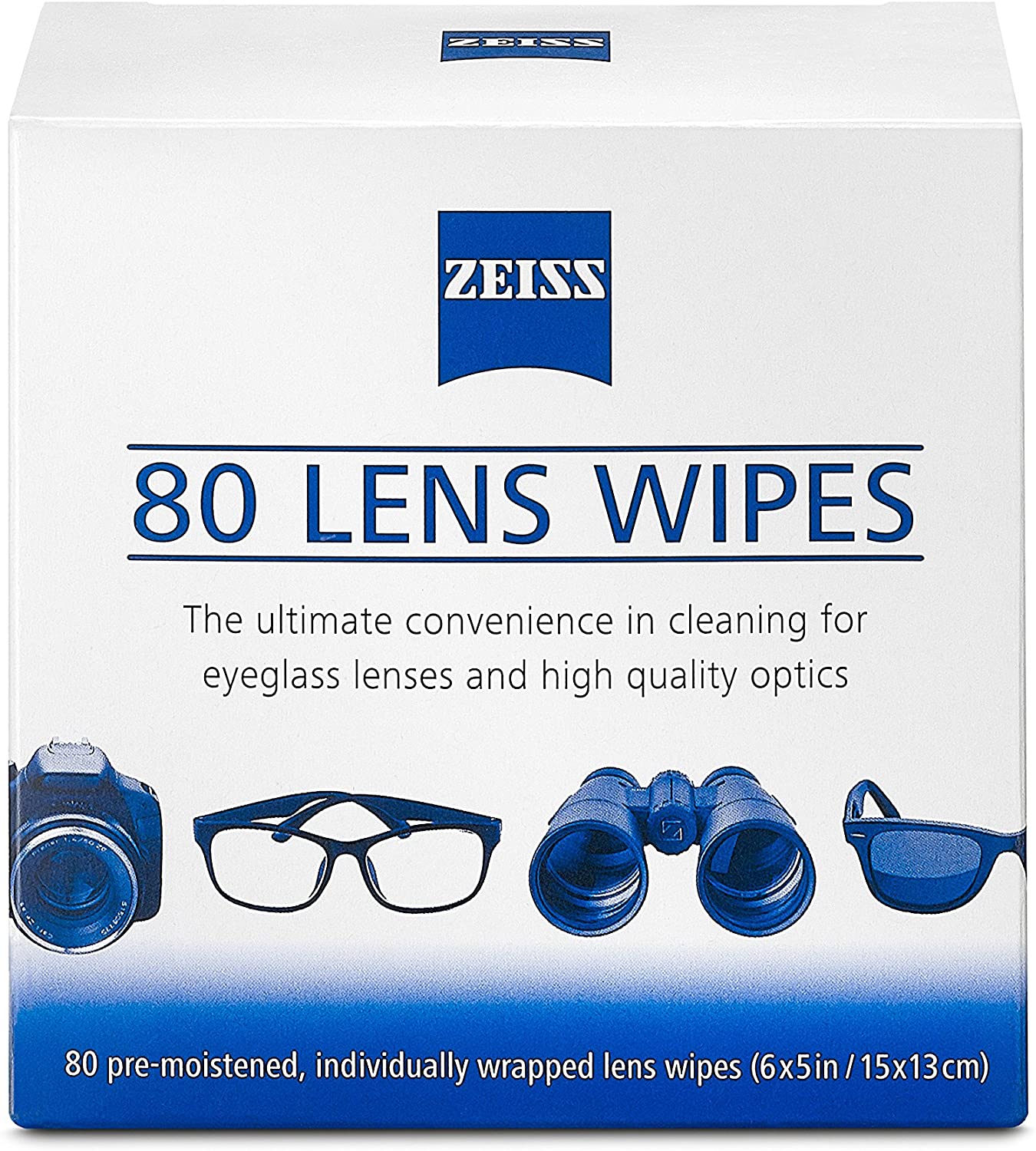 Disposable PreMoistened Lens & Screen Cleaning Wipes (80 Pieces