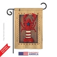 thumbnail image 2 of Breeze Decor BD-SM-G-107055-IP-BO-DS02-US Patriotic Lobster Coastal - Everyday Sea Animals Impressions Decorative Vertical Garden Flag - 13 x 18.5 in., 2 of 4