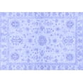 thumbnail image 1 of Ahgly Company Indoor Rectangle Oriental Blue Traditional Area Rugs, 2' x 5', 1 of 4