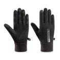 thumbnail image 1 of Transemion Non-displacement Cycling Gloves Warm And Waterproof Suitable For Winter Outdoor Activities black, 1 of 6