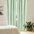 thumbnail image 2 of Ambesonne Fashion Curtains, Floral Like Monochrome Art, Pair of 28"x95", Pale Sage Green and White, 2 of 5