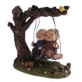 thumbnail image 4 of happy elderly couple figurine resin age decor swing, 4 of 8