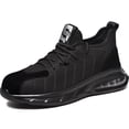 thumbnail image 1 of Fashion Safety Shoes Men Steel Toe Work Shoes Puncture Proof Sneaker Man Industrial Work Safety Boots Breathable Protective Boot, 1 of 5