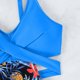 thumbnail image 5 of Traje de Baño de Bikini de Mujer Impreso Hueco Encaje Hasta Bikini Sexy, Traje de Baño sin Espalda para la Piscina Y el Mar, 5 of 8