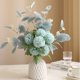 thumbnail image 1 of 1 ramo de flores artificiales, crisantemo de bola de imitación, flor de seda artificial, planta de flores artificiales para decoración del hogar, bodas, fiestas y arreglos florales., 1 of 6