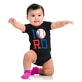 thumbnail image 4 of Béisbol Republica Dominicana Ball Romper Boys or Girls Infant Baby Brisco Brands 18M, 4 of 6