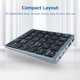 thumbnail image 5 of Teclado numérico inalámbrico BT de 28 teclas Tomshoo Gris, 5 of 7