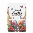 thumbnail image 2 of Spring Easter Bunny Kitchen Towels Set of 1, Red Floral Botanical Easter Eggs Absorbent Dish Towels for Kitchen, Microfiber Hand Towel, Quick Drying Tea Towel for Cleaning Decorative Dishcloths, 2 of 7