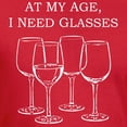 thumbnail image 3 of CafePress - At My Age I Need Glasses Men's Fitted T Shirt (Dar - Men's Fitted T-Shirt, 3 of 4