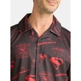 thumbnail image 4 of Superman Men's and Big Men's Graphic Mesh Shirt with Short Sleeves, Sizes S-3XL, 4 of 5