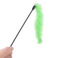 thumbnail image 4 of 5 uds gato gatito mascota Teaser pluma de pavo palo interactivo juguete cazador de alambre, 4 of 7