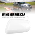 thumbnail image 3 of Replacement Mirror Cover Cap, Robust Protection for Fit Jazz 2009 - 2013, ABS Material, Unpainted Finish, Only for with Turn Signal Light Versions, 3 of 7