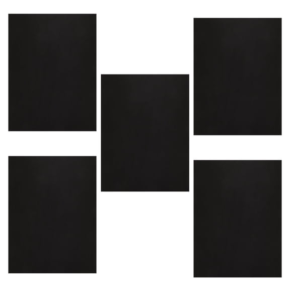 Baluue 5-Pack Black Plastic Bag Bottom Inserts for Tote Bags, Purse Base Shapers and Stable Support Pads for Handbags